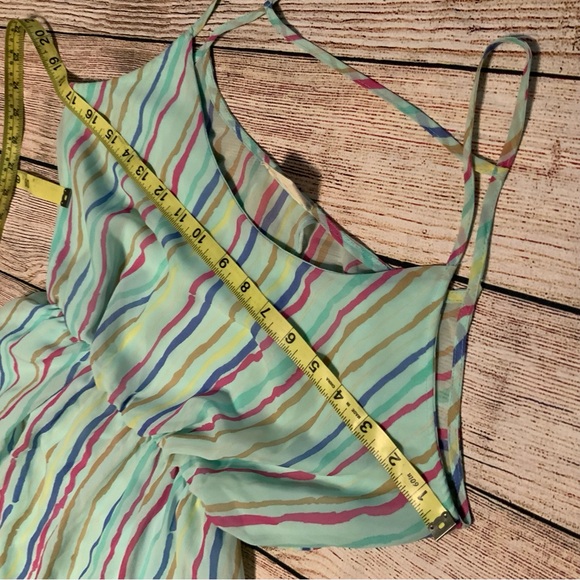 Anthropologie Pins & Needles Multicolored Open Back Hi-Low Sundress Size M - Picture 15 of 16